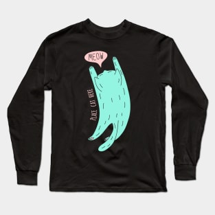 Place cat here Long Sleeve T-Shirt